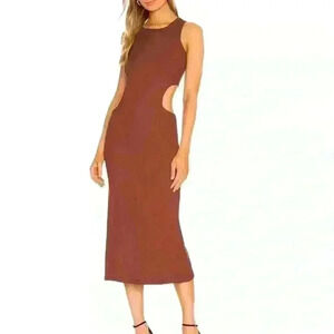 See you Monday Cut Out Sides Sleeveless dress Sz L